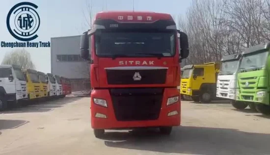 China 2017/2018/2019 Jahr gebrauchte 430 PS / 440 PS Sinotruk HOWO Sitrak T7h CNG Sattelzugmaschine Kopf 6X4 gebrauchte CNG Euro 5 Sattelzugmaschinen