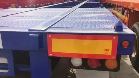 Skelettiertes 40-Fuß-Container-LKW-Chassis für Sattelauflieger