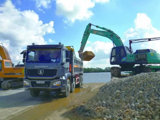 25t China Heavy Truck Sinotruk Sinotruk HOWO Shacman H3000 6X4/10 Reifenkipper/Muldenkipper Traktor Lastkraftwagen für den afrikanischen Markt